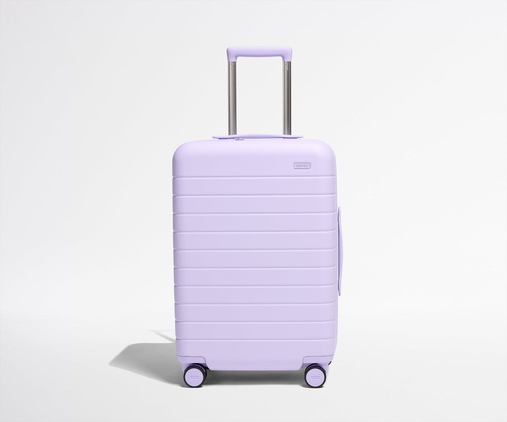 Away The Bigger Carry-On Flex Suitcase - Lavender Haze Purple