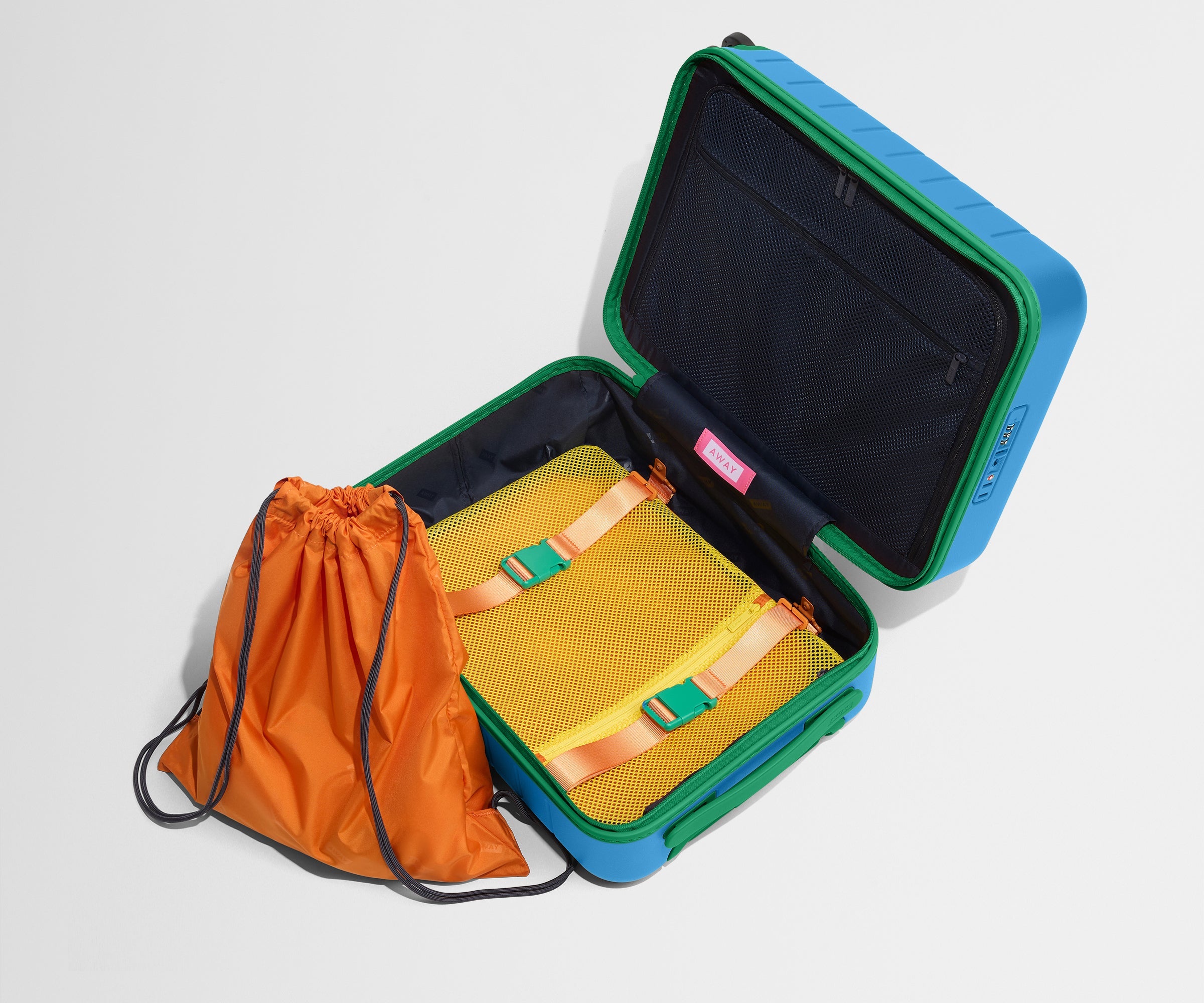 Away The Kids Carry-On Suitcase - Splash Blue