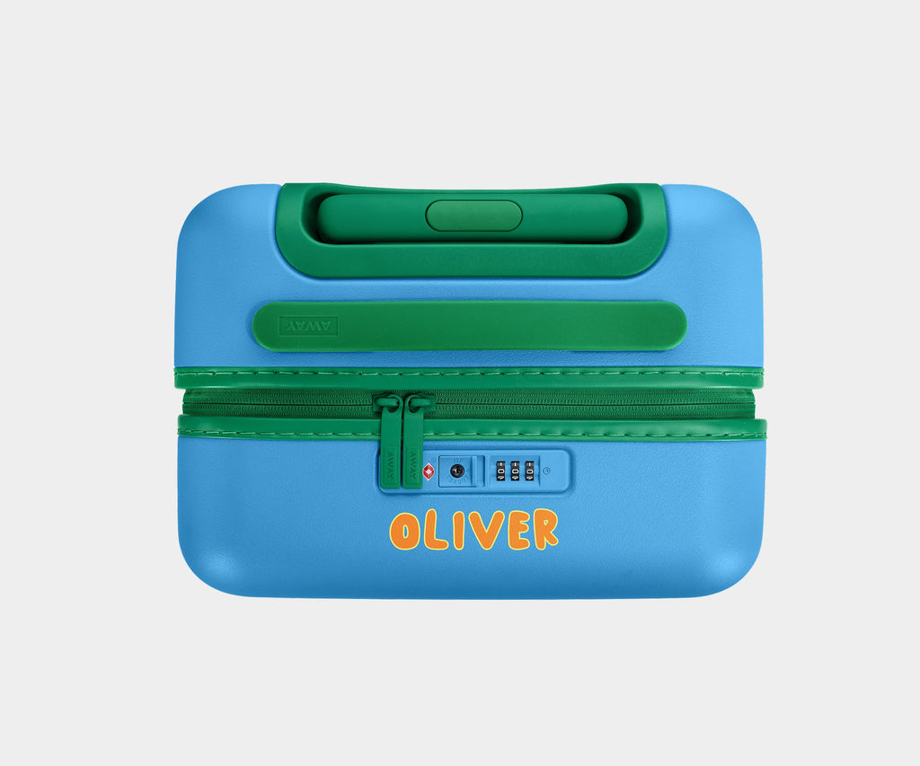 Away The Kids Carry-On Suitcase - Splash Blue