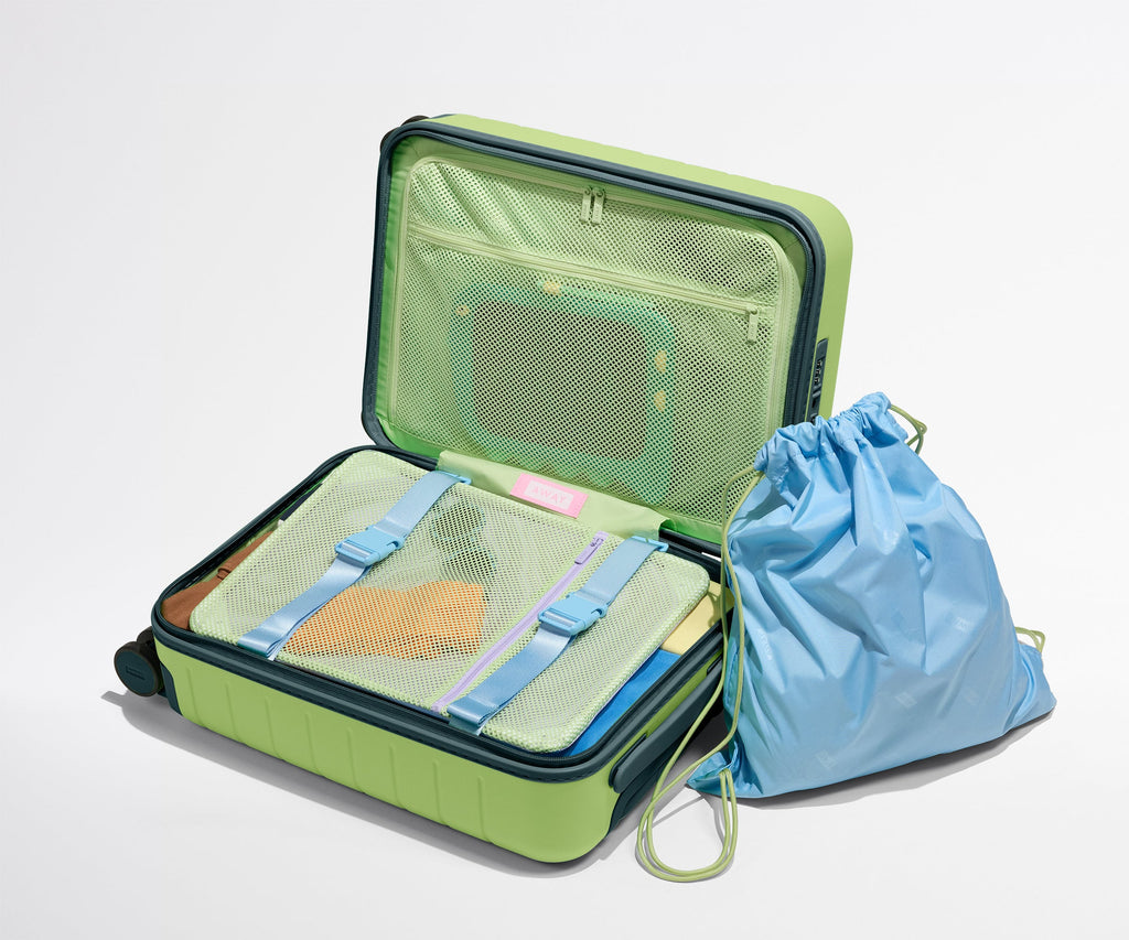 Away The Kids Carry-On Suitcase - Honeydew Green