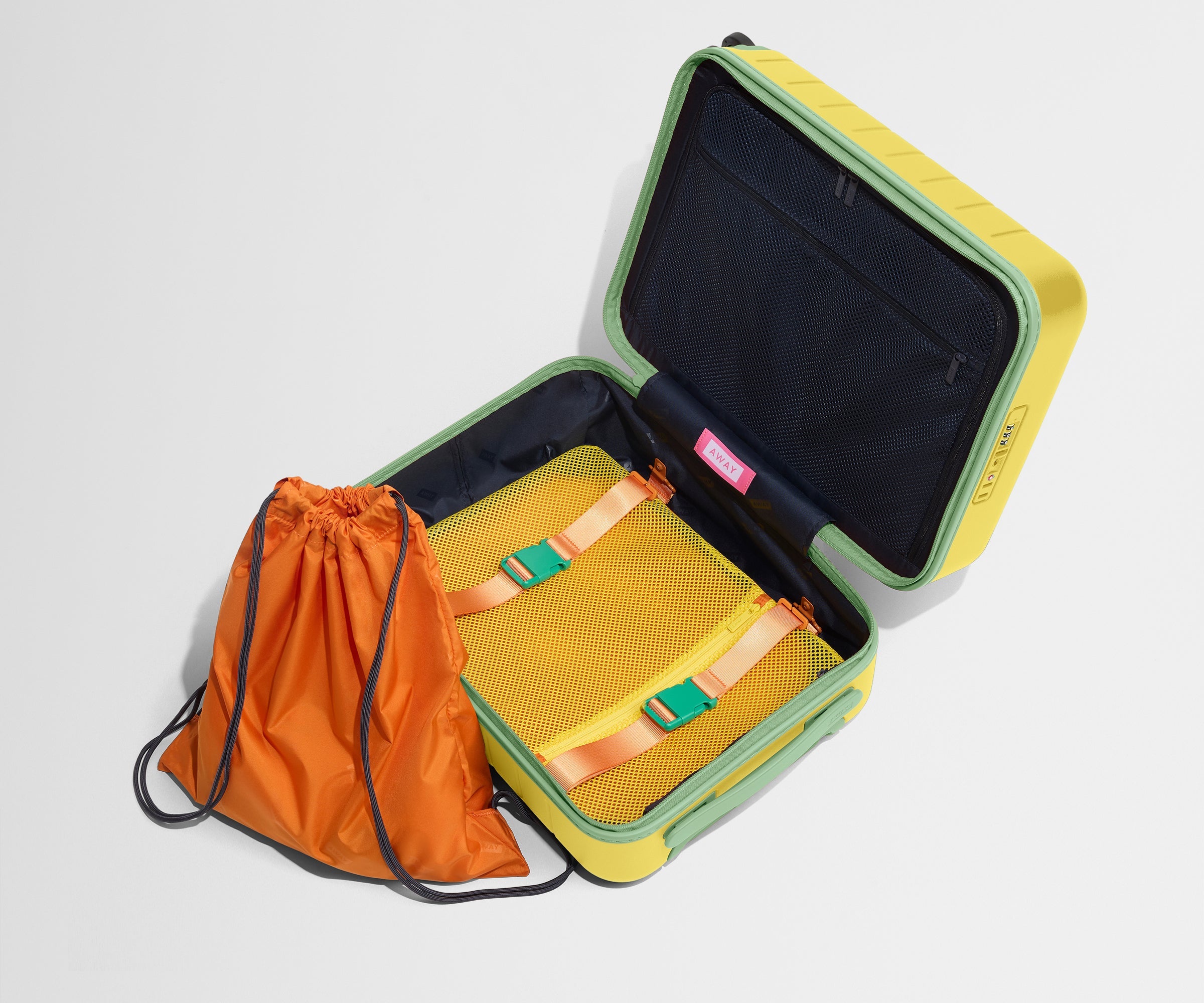 Away The Kids Carry-On Suitcase - Sunshine Yellow