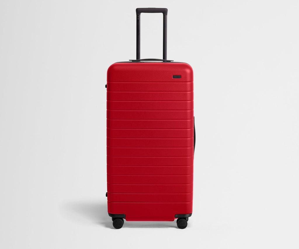 Away The Trunk Suitcase - Cherry Red