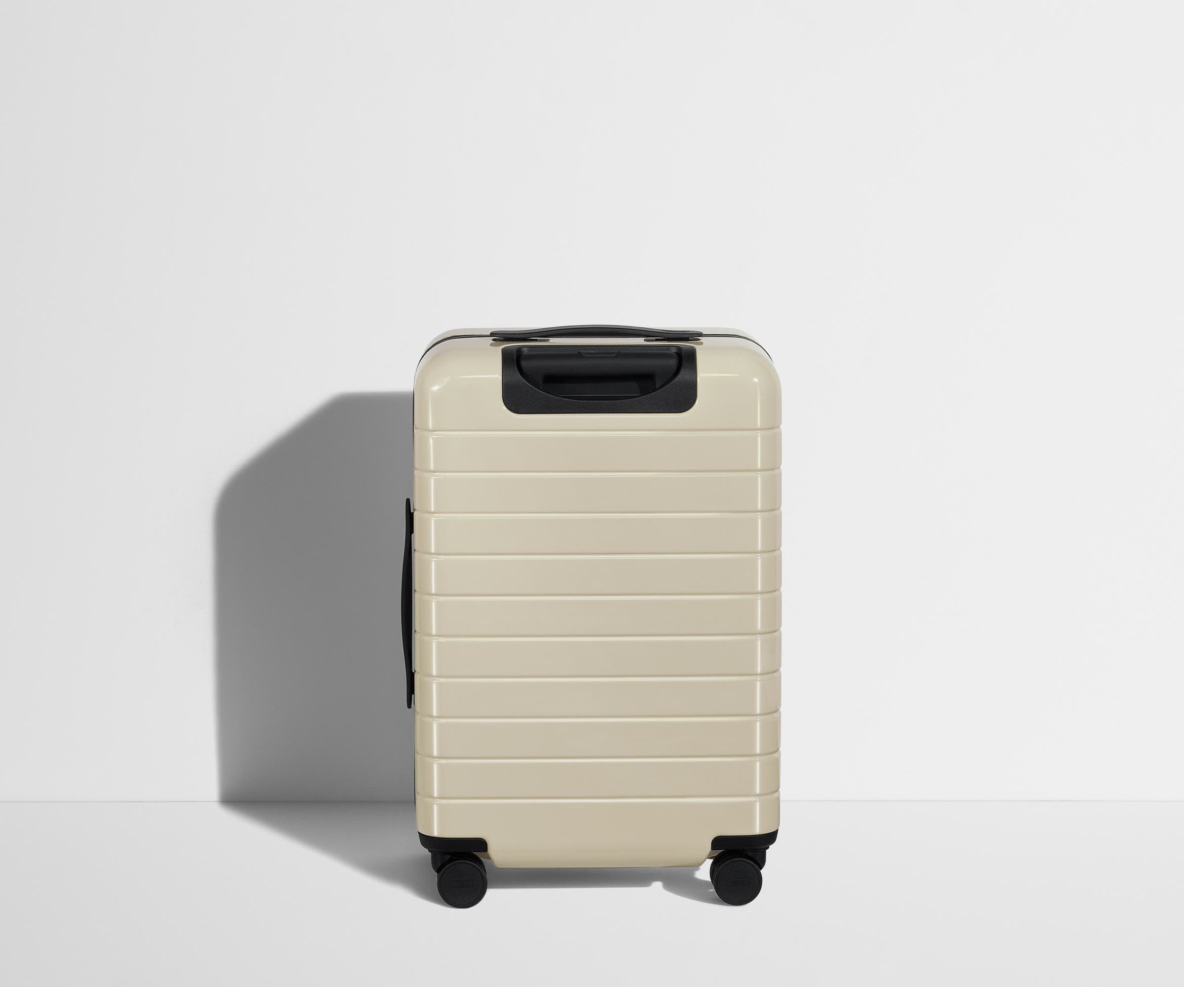 Away The Bigger Carry-On Flex Suitcase - Salt White (Gloss)