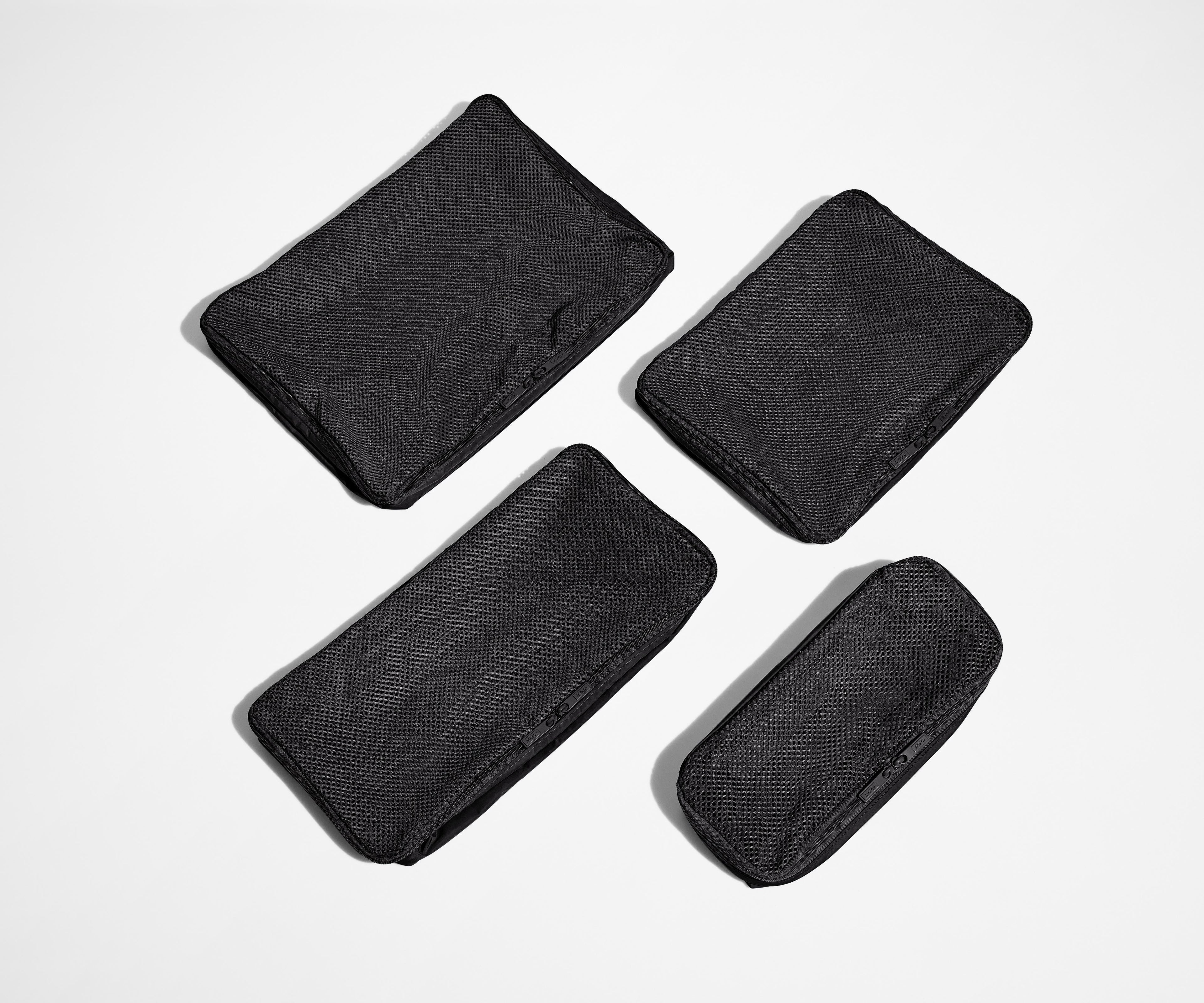 Away Insider Packing Cubes (Set of 4) in Jet Black