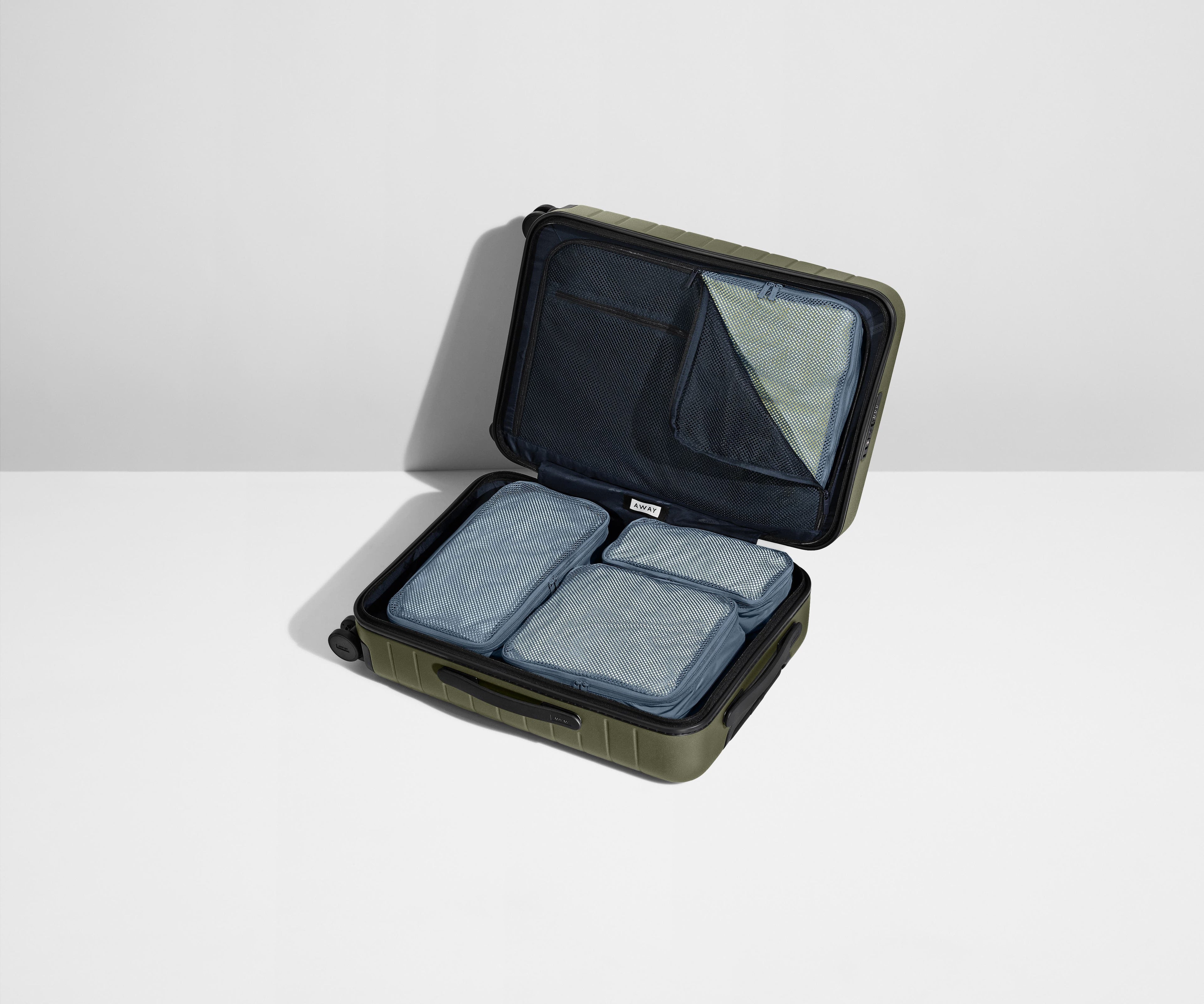 Away Insider Packing Cubes (Set of 4) in Coast Blue