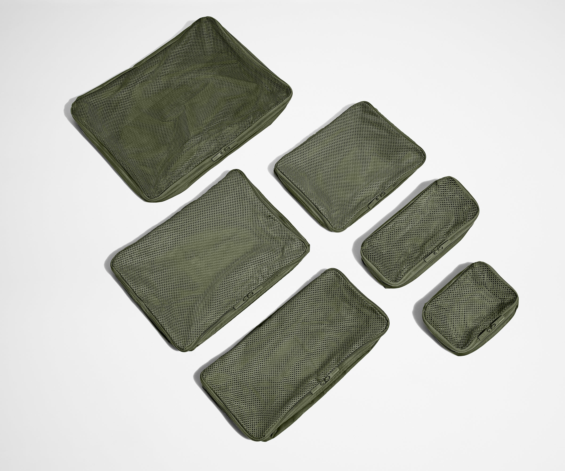 Away Insider Packing Cubes (Set of 6) in Olive Green