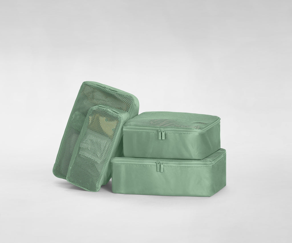 Away Insider Packing Cubes (Set of 4) in Sea Green