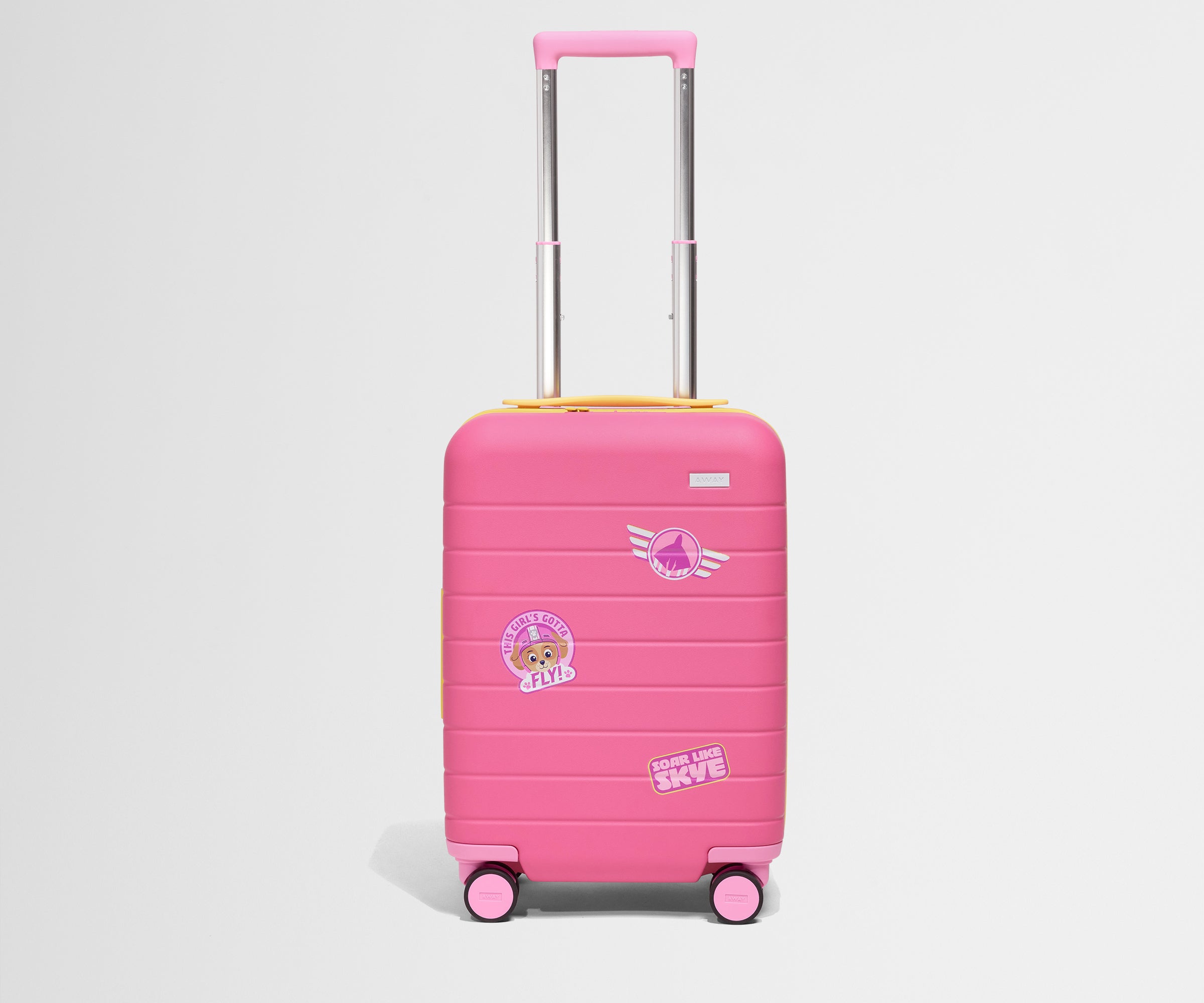 Away The Kids Carry-On Suitcase - Skye Pilot Pink