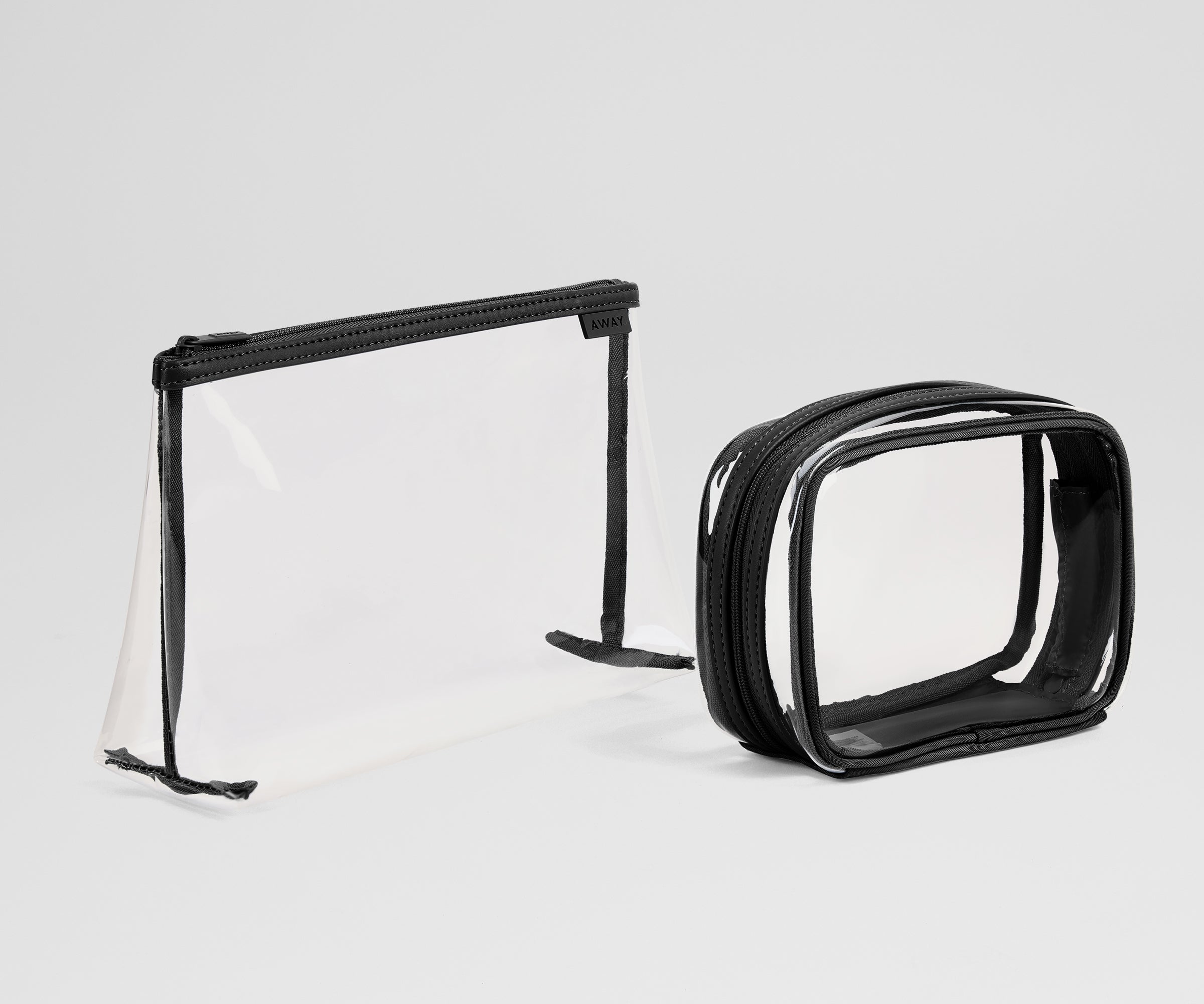 Away Clear Pouch Set Tote Bag - Jet Black