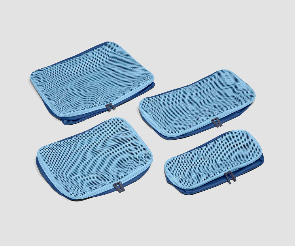Away Insider Packing Cubes (Set of 4) in Tidal Blue