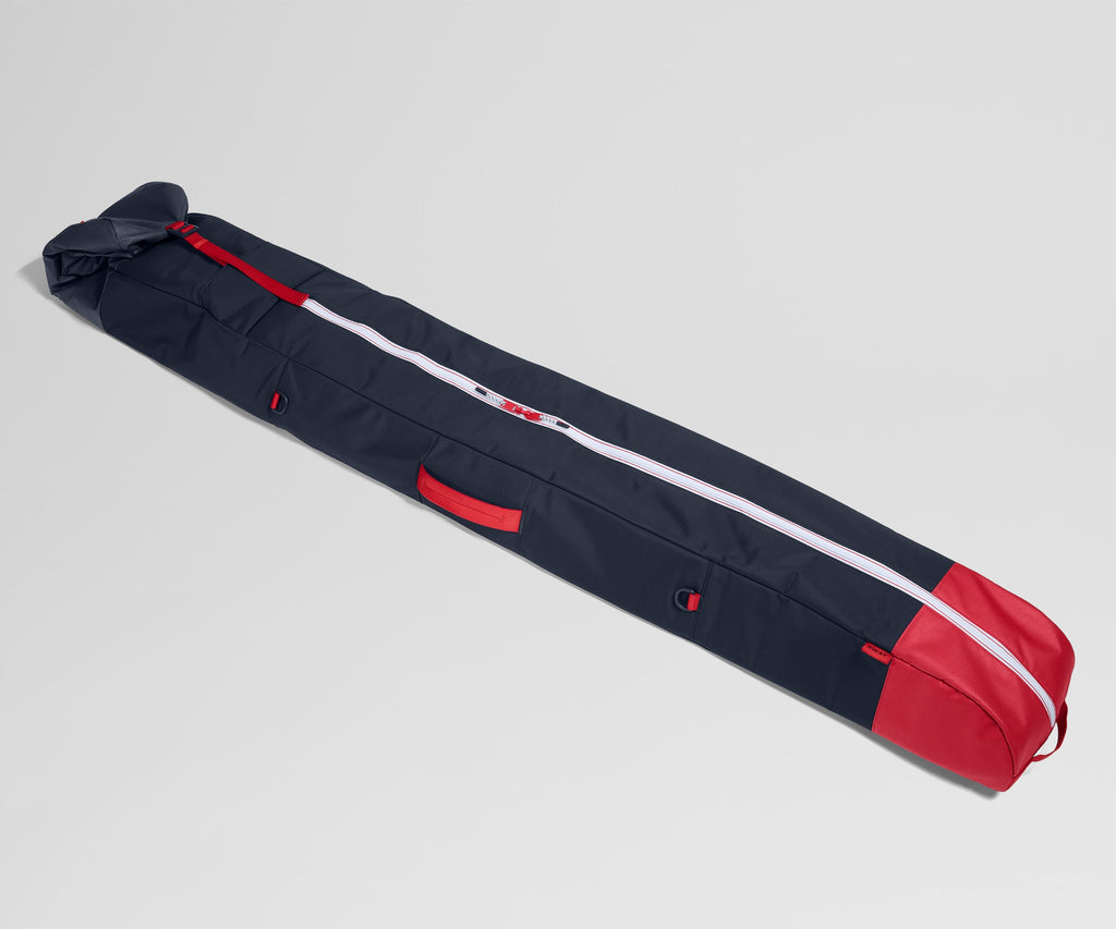 Away Roll-Top Ski Bag Suitcase - Navy Blue