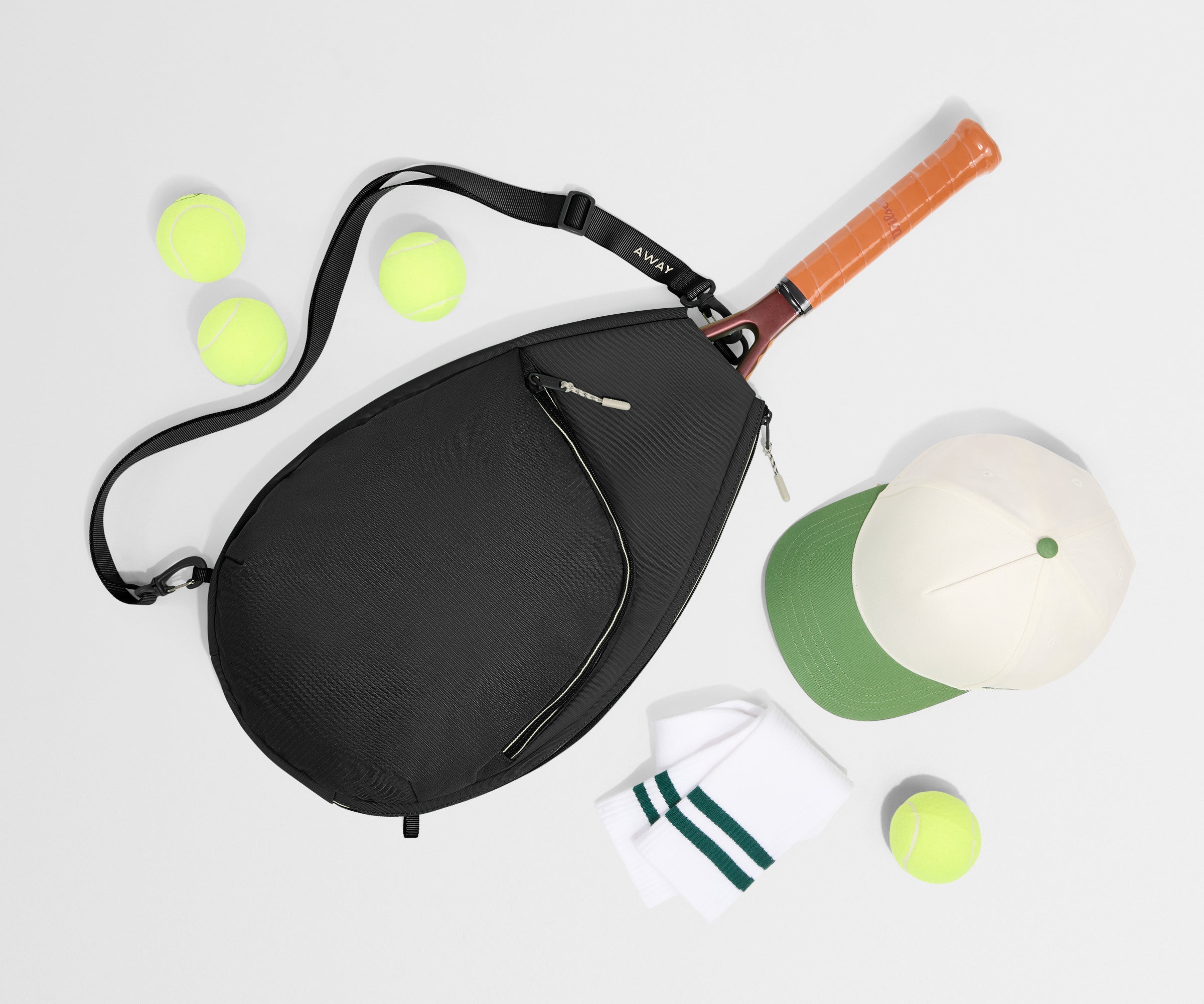Away Racket Bag Backpack - Jet Black