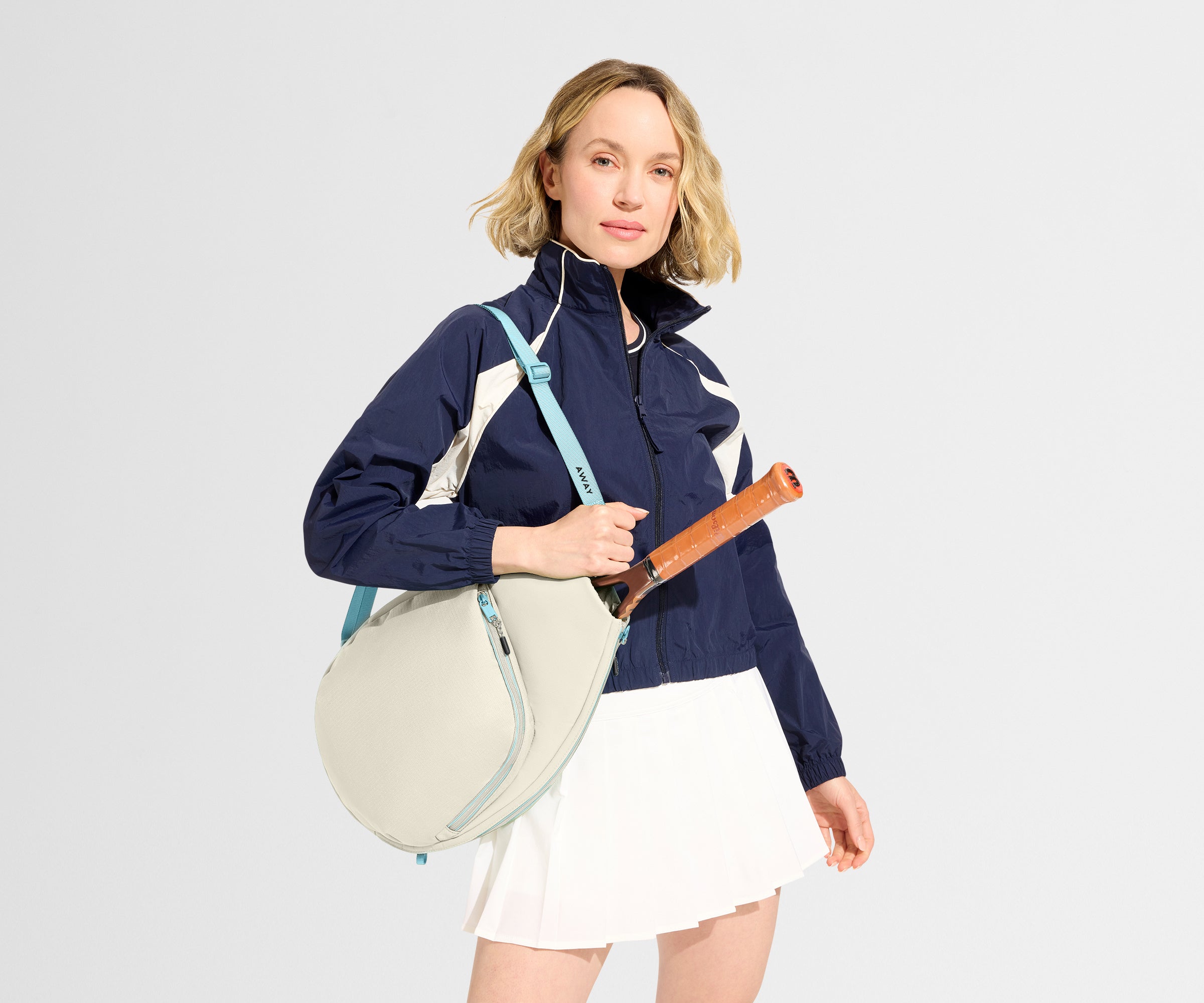 Away Racket Bag Backpack - Salt White
