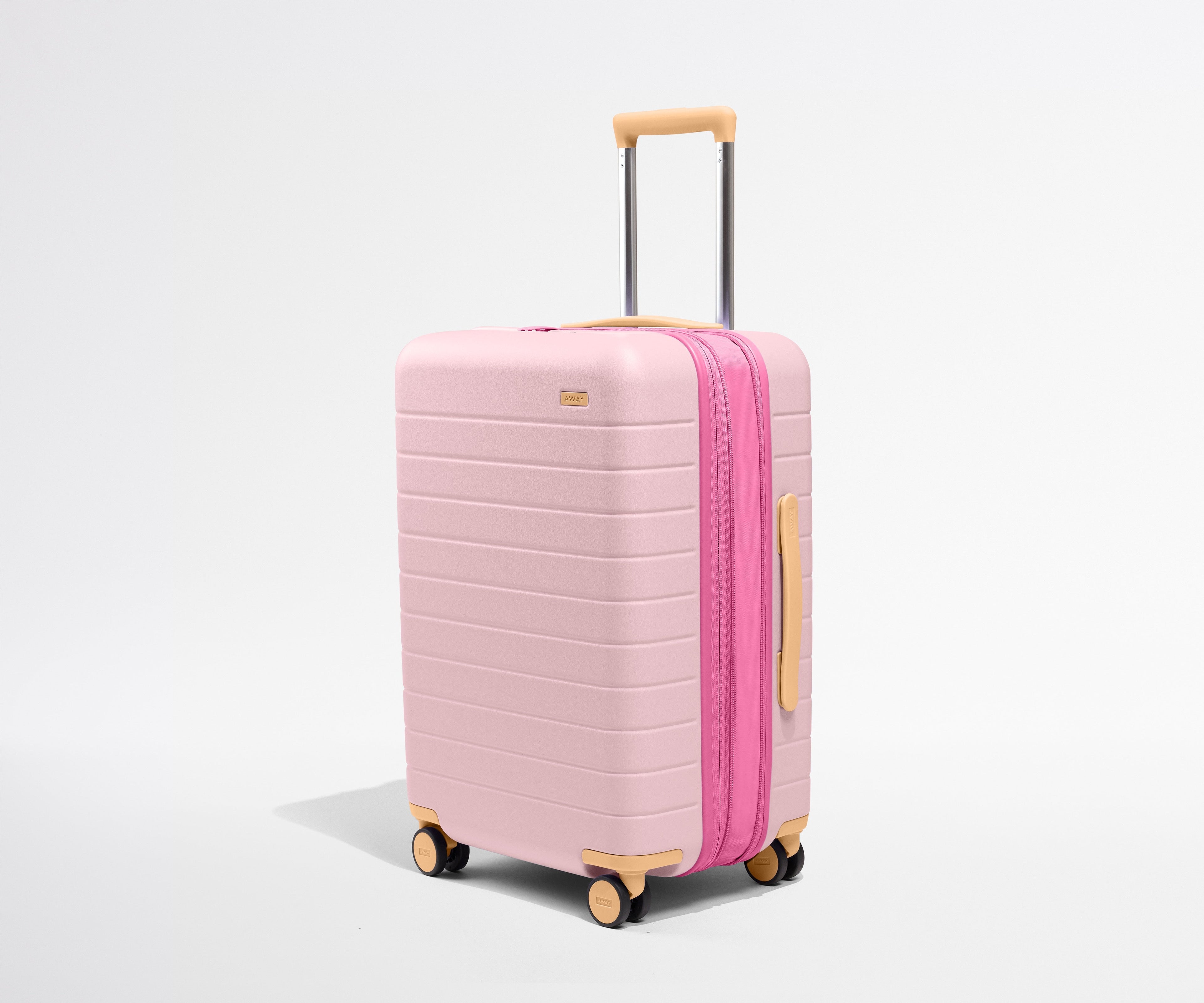 Away The Bigger Carry-On Flex Suitcase - Pink Sand