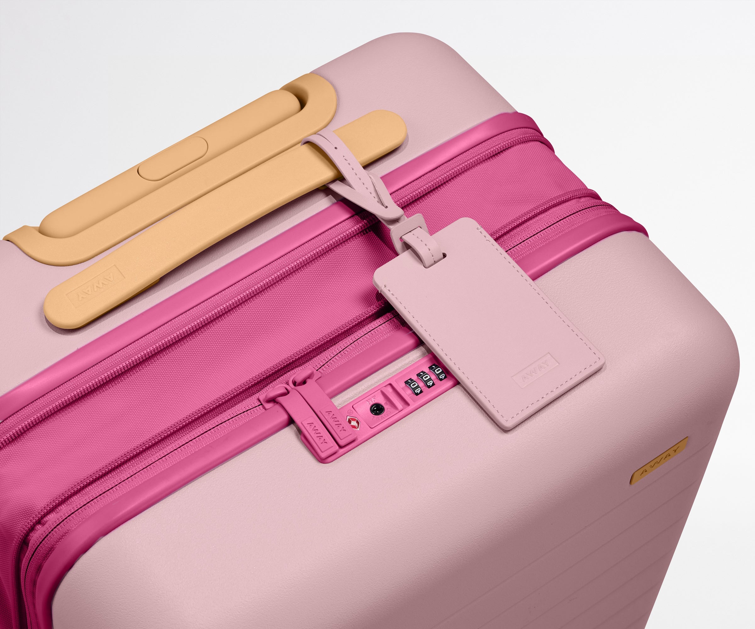Away The Bigger Carry-On Flex Suitcase - Pink Sand