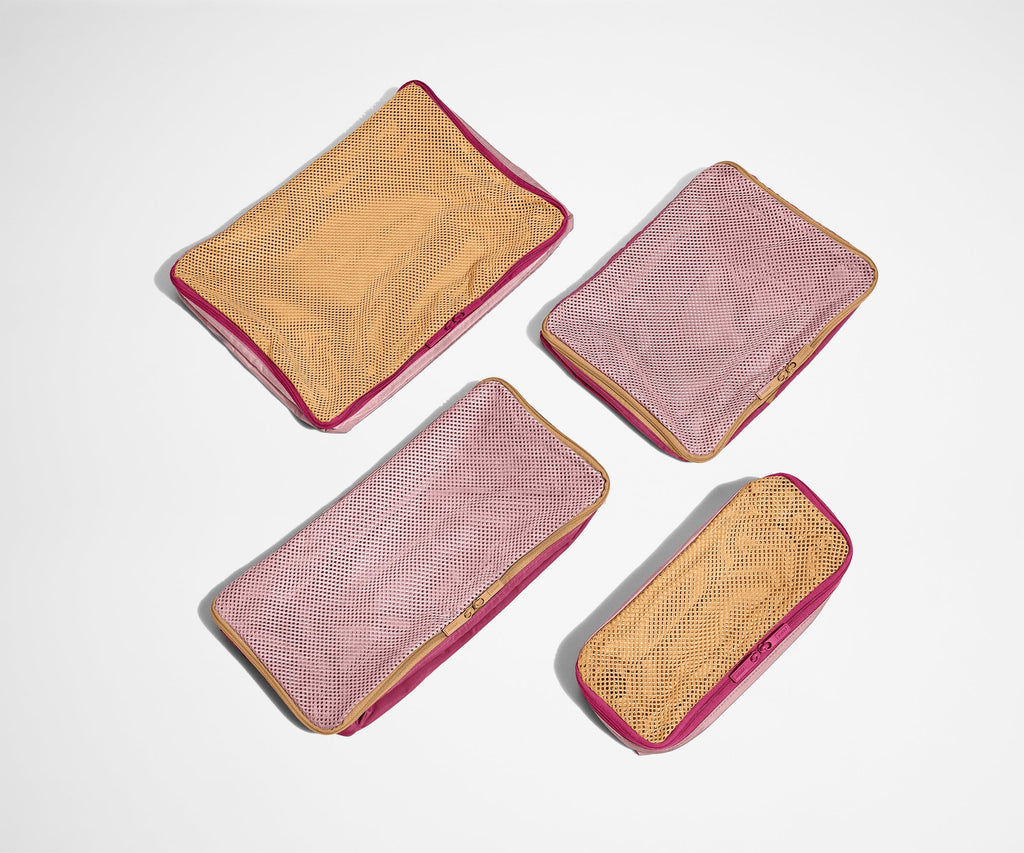 Away Insider Packing Cubes (Set of 4) in Pink Sand