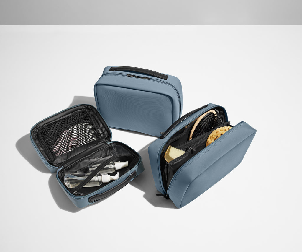 Away The Hanging Toiletry Bag in Coast Blue