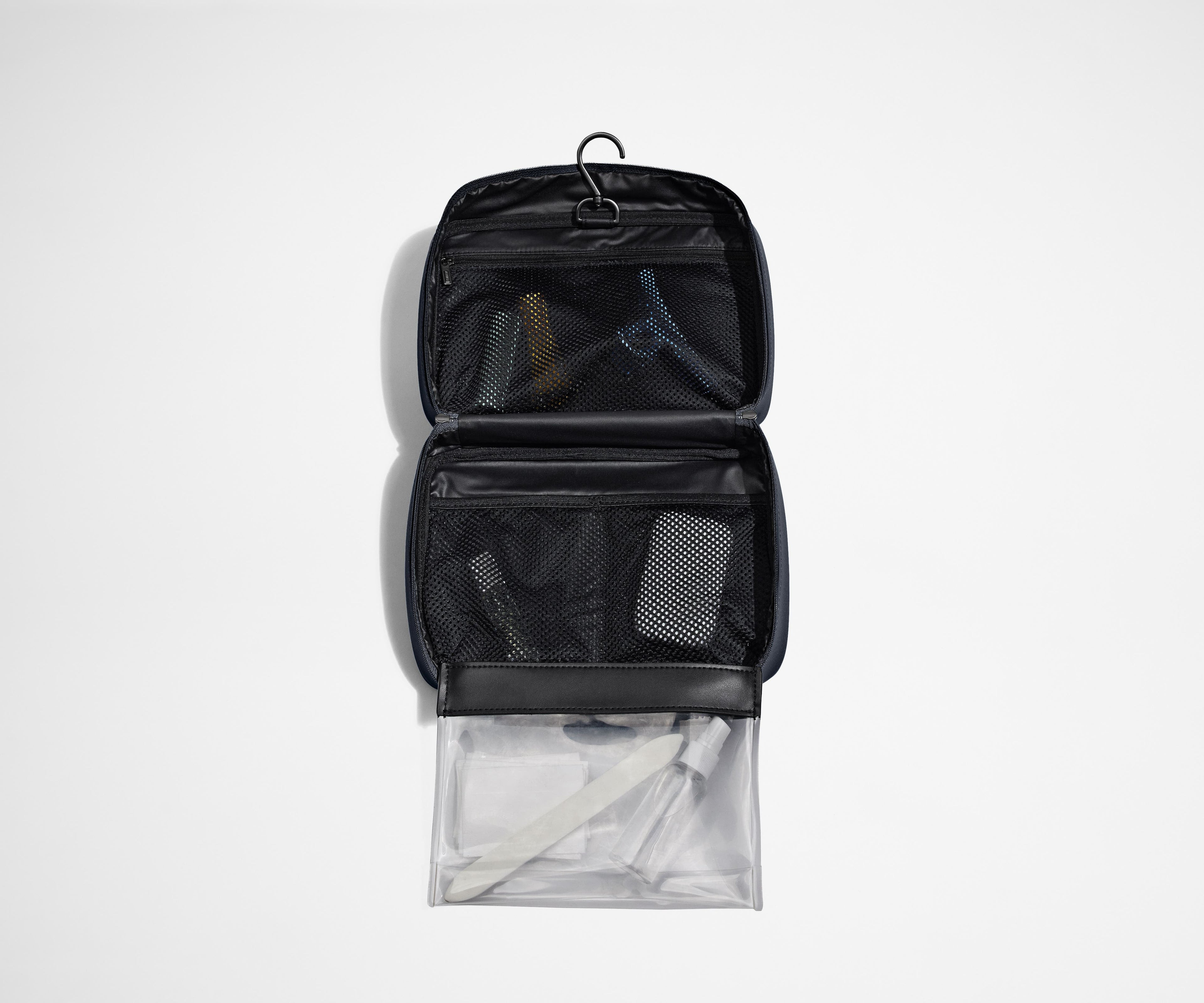 Away The Hanging Toiletry Bag in Navy Blue