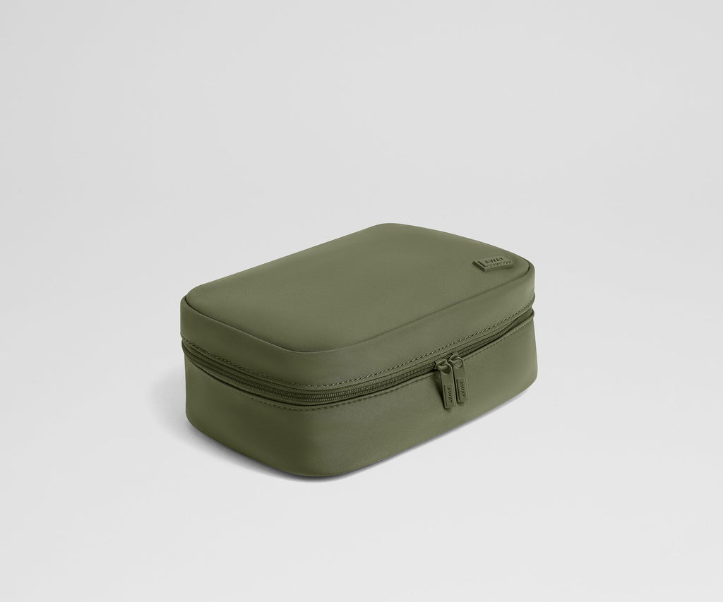 Away Small Toiletry Bag in Olive Green