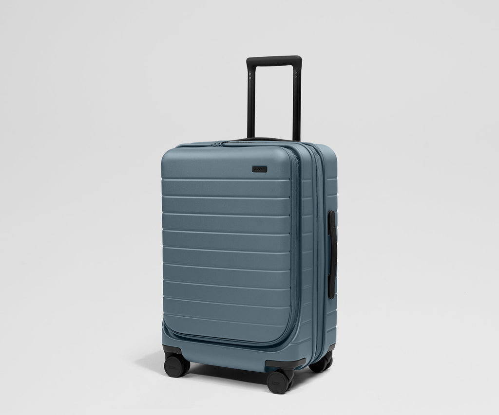 Away Topside Bigger Carry-On Suitcase - Coast Blue
