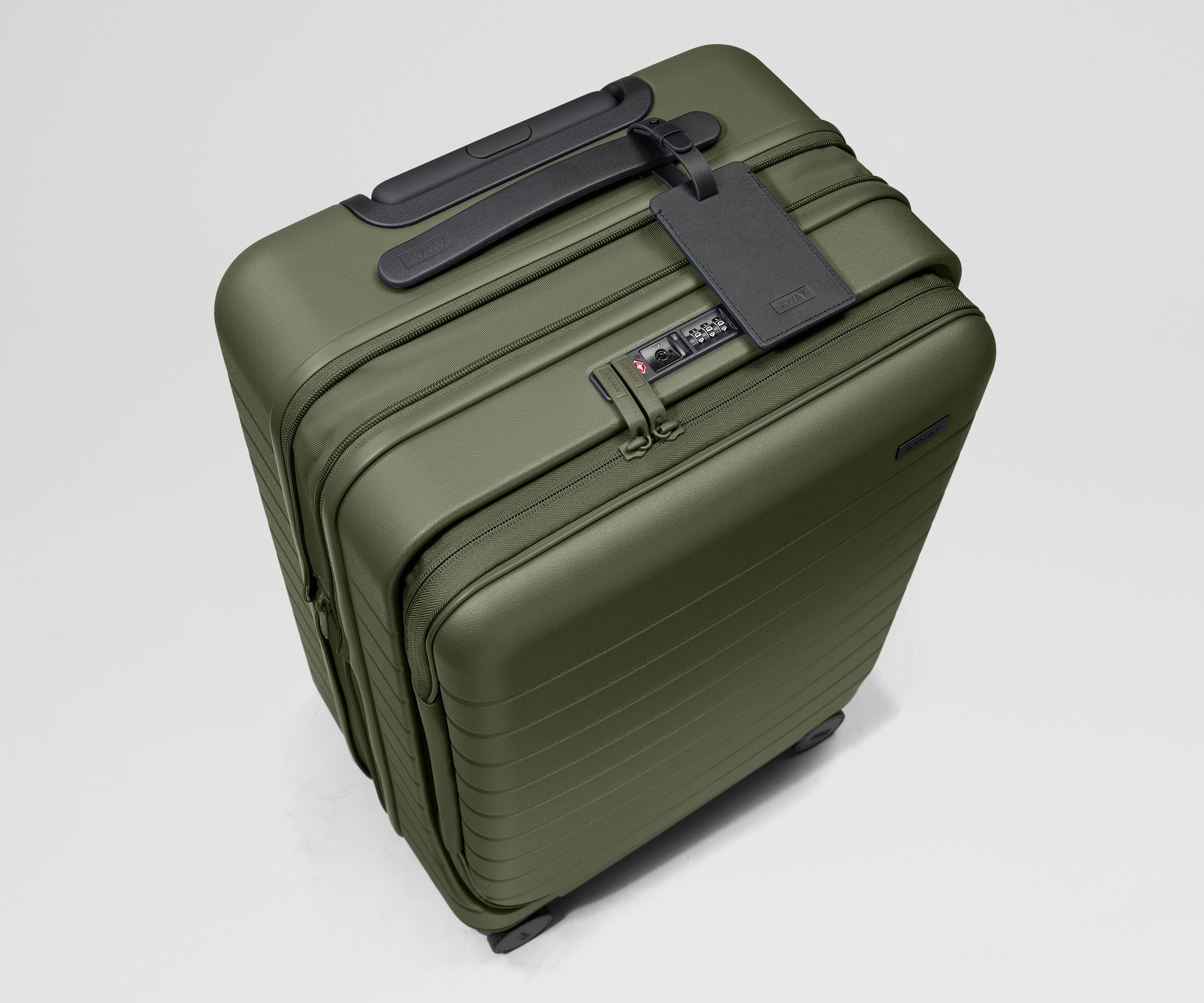 Away Topside Carry-On Suitcase - Olive Green
