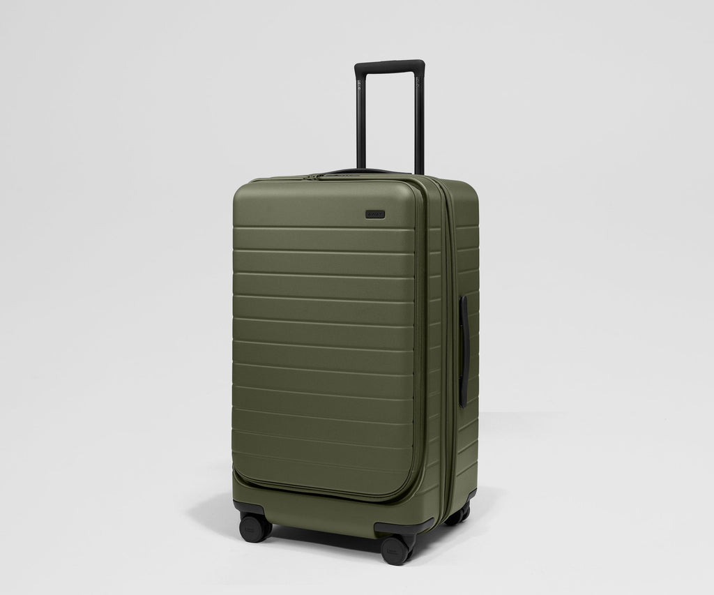Away Topside Medium Trunk Suitcase - Olive Green