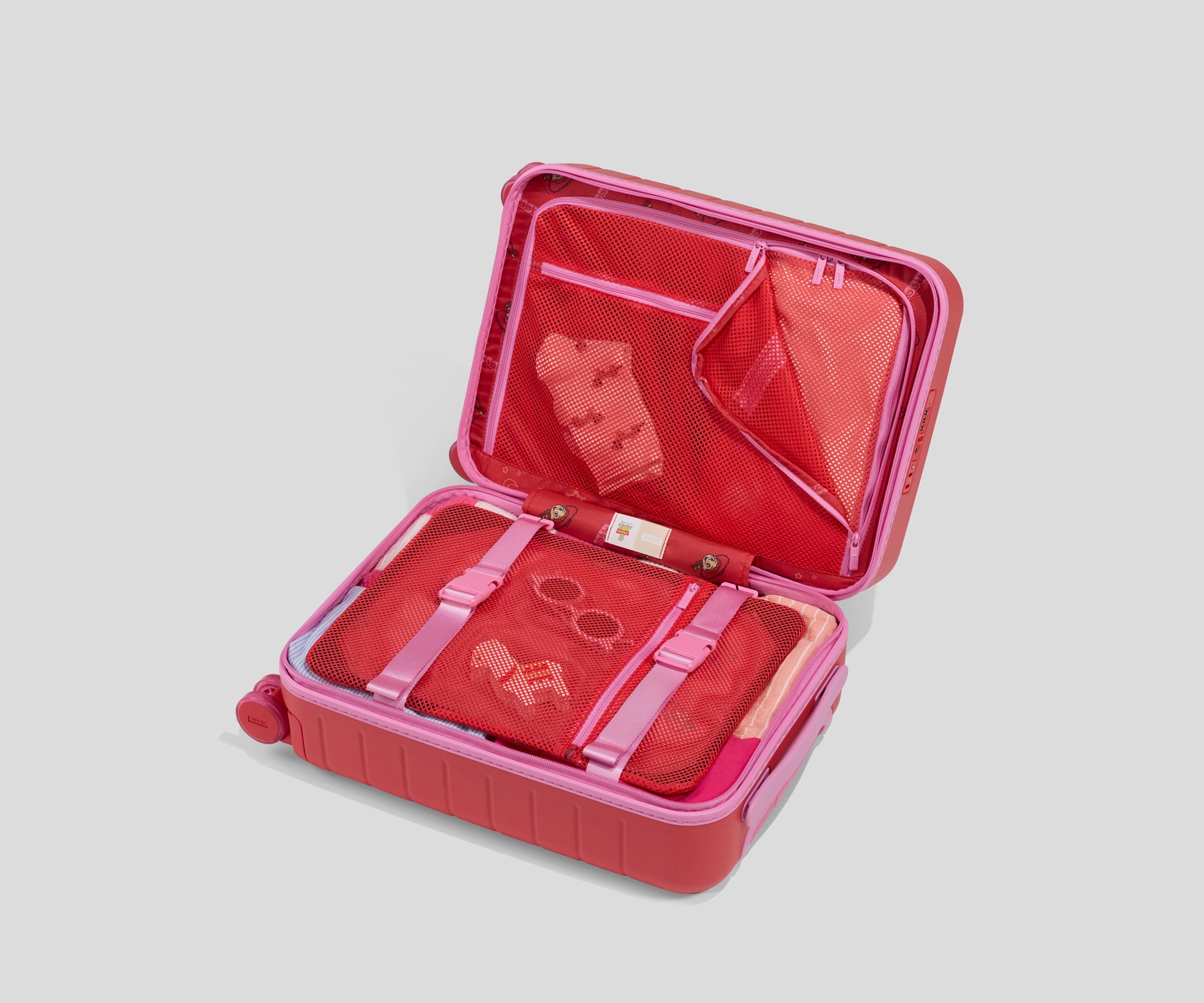Away The Kids Carry-On Luggage Tag - Jessie Red