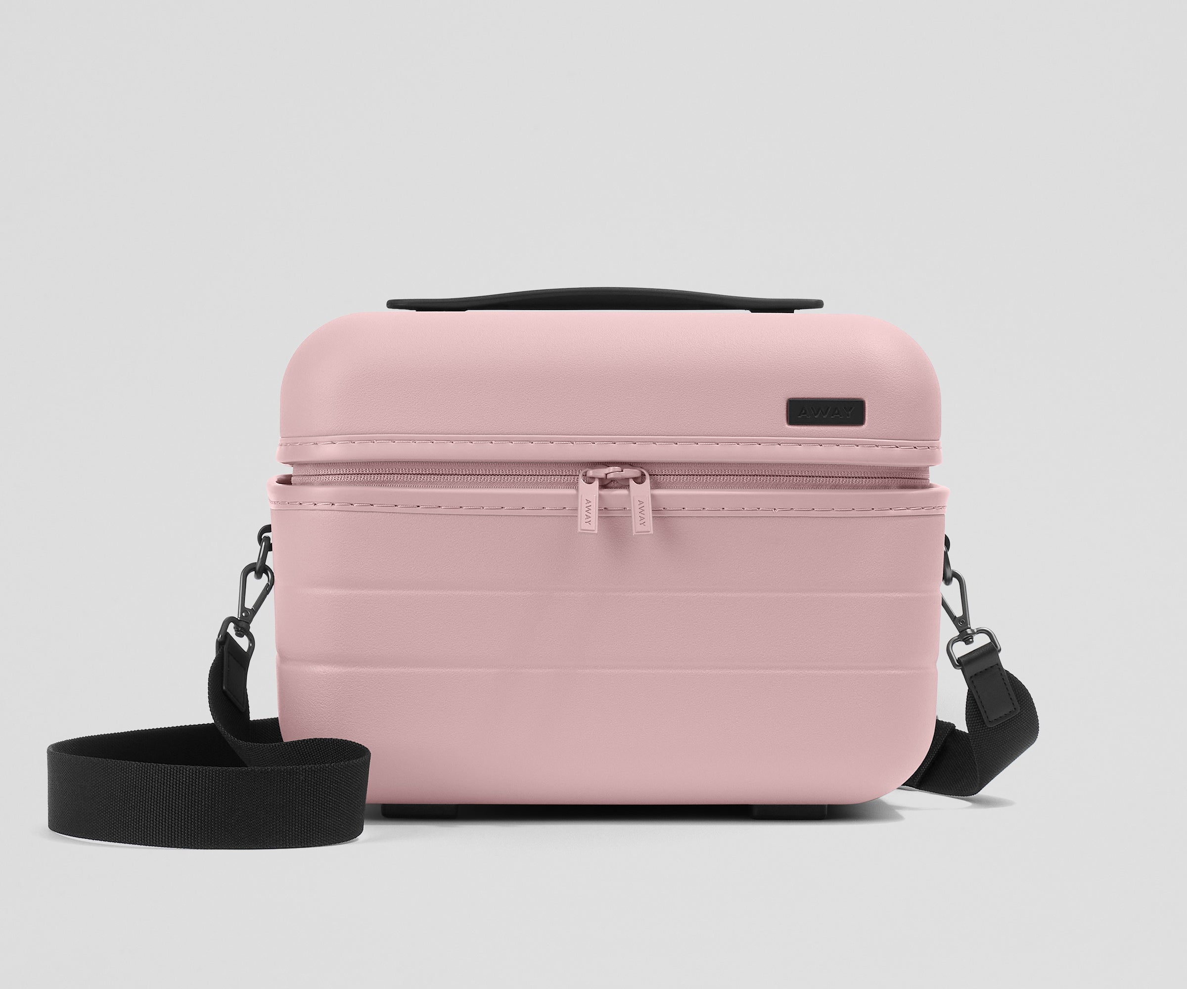 Away The Train Case Toiletry Bag - Blush Pink