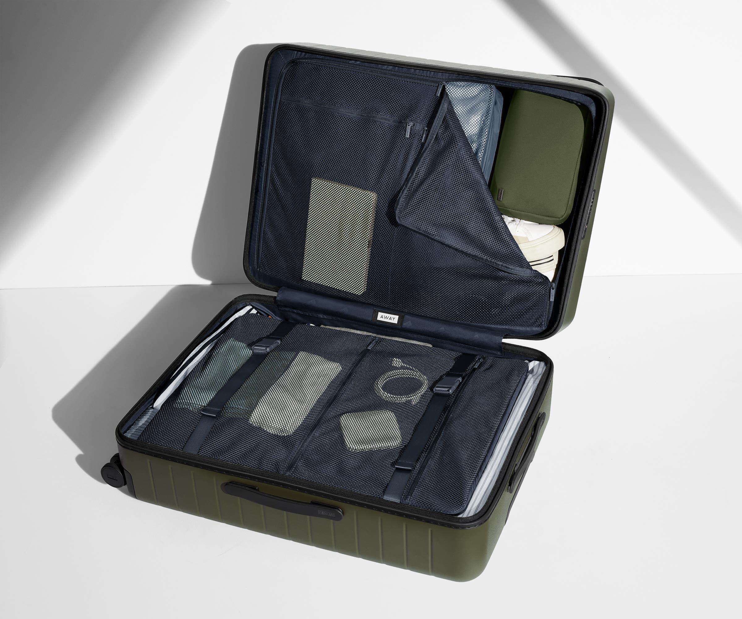 Away The Large Suitcase - Olive Green