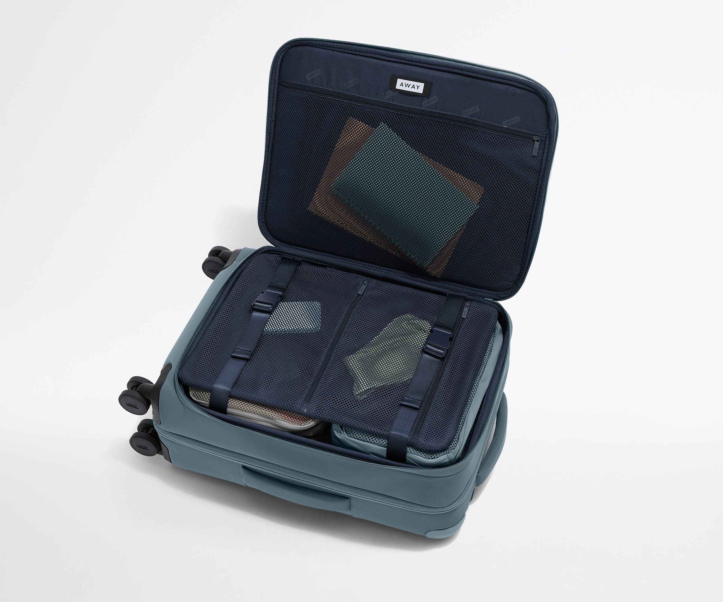 Away Softside Bigger Carry-On Suitcase - Coast Blue