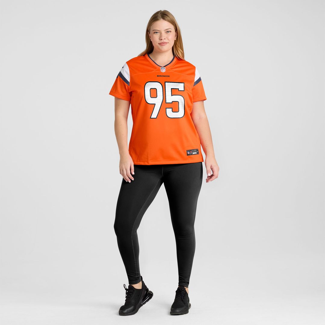 Sai'vion Jones Denver Broncos Nike Women's Team Game Jersey -  Orange