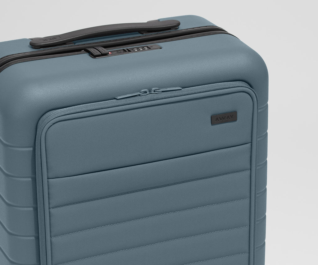 Away The Executive Bigger Carry-On Suitcase - Coast Blue