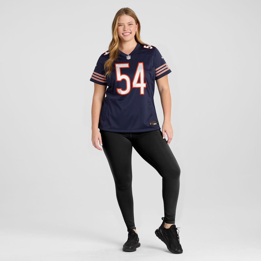 Logan Jones Chicago Bears Nike Women's Team Game Jersey - Navy