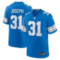 Kerby Joseph Detroit Lions Nike Team Game Jersey -  Blue