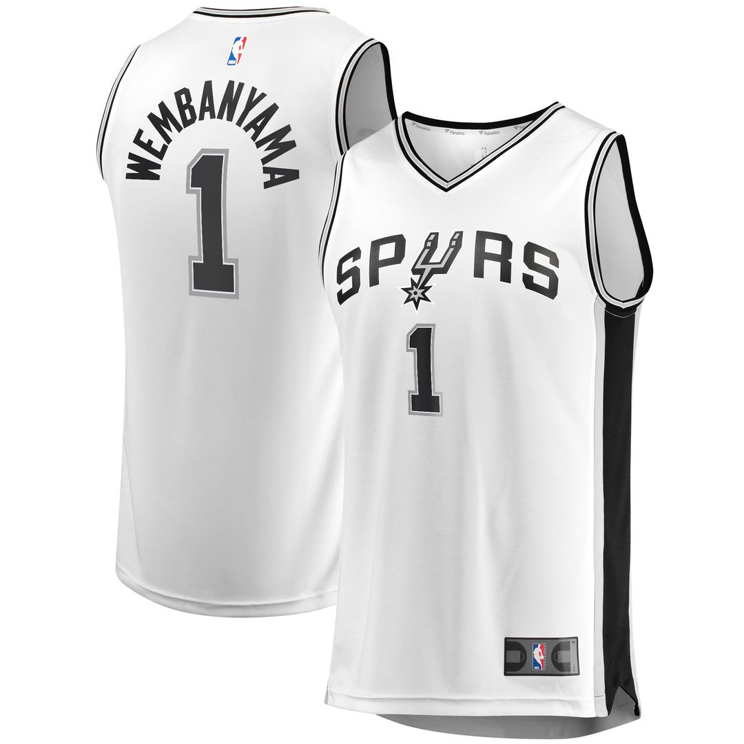 Victor Wembanyama San Antonio Spurs Fanatics Youth Fast Break Replica Player Jersey - Icon Edition - Black