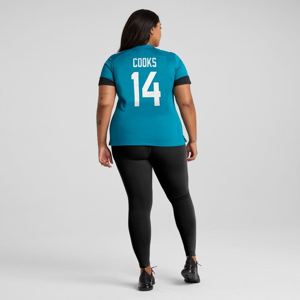 Elijah Cooks Jacksonville Jaguars Nike Women's Team Game Jersey -  Teal