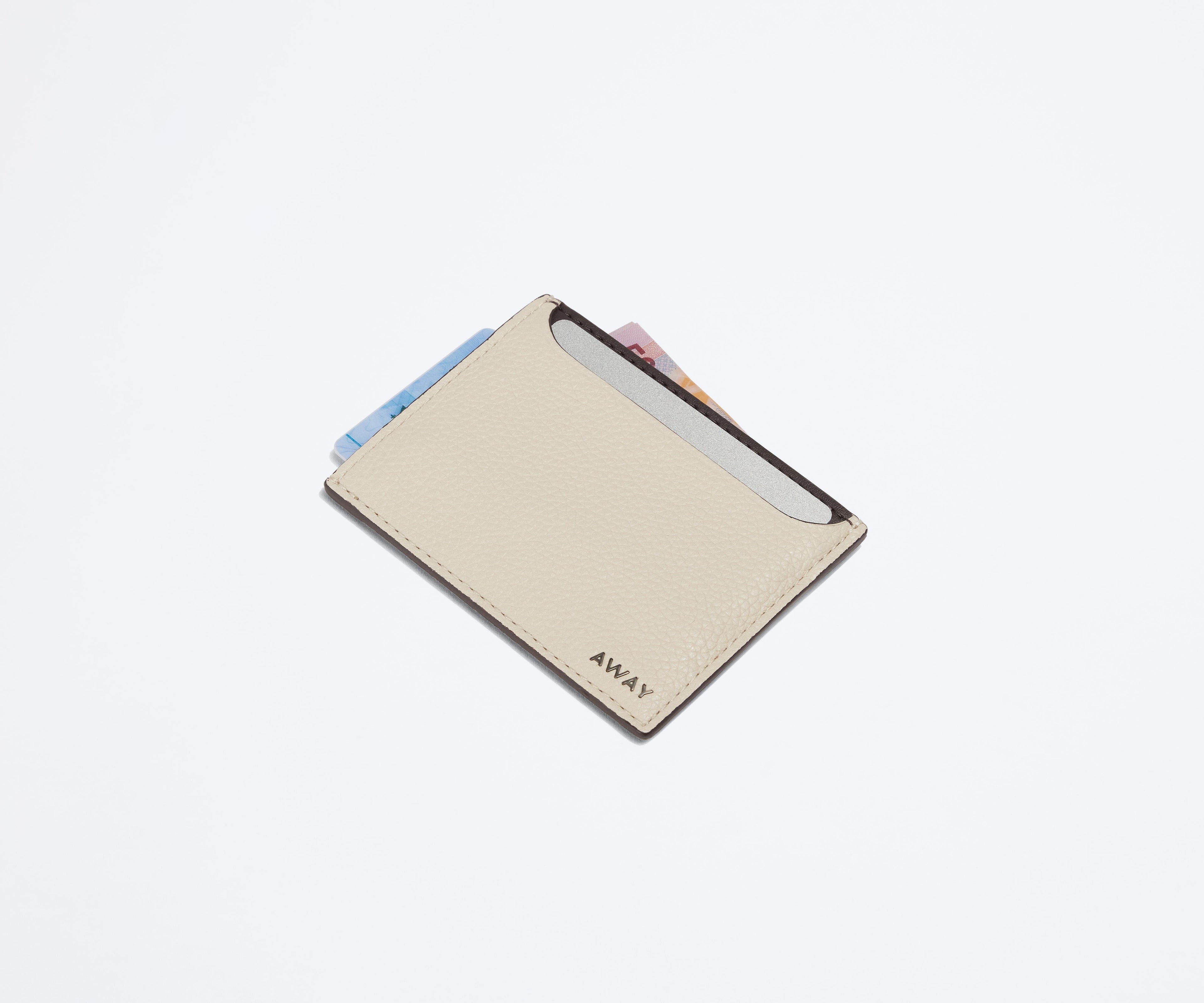 Away Card Case Travel Accessory - Cream White