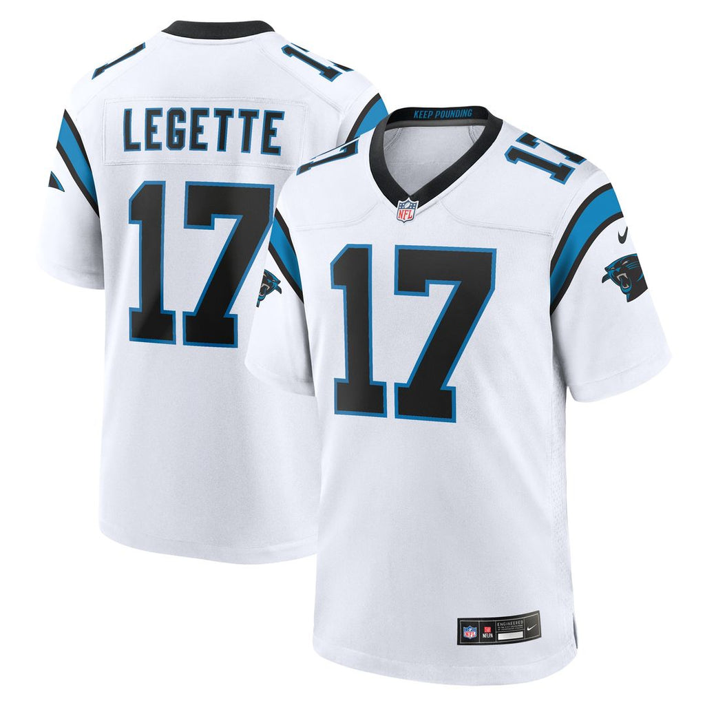 Xavier Legette Carolina Panthers Nike Game Jersey -  White