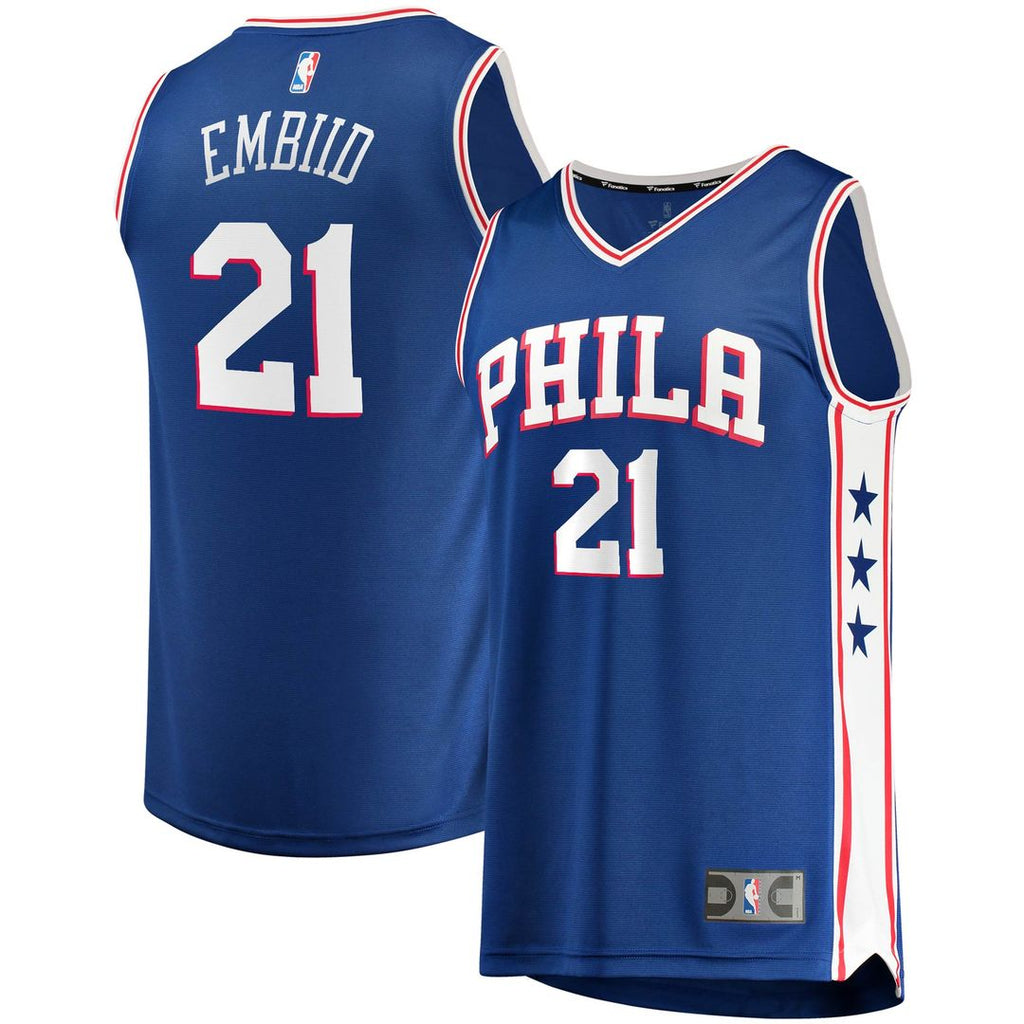 Joel Embiid Philadelphia 76ers Fanatics Replica Jersey - Association Edition - White