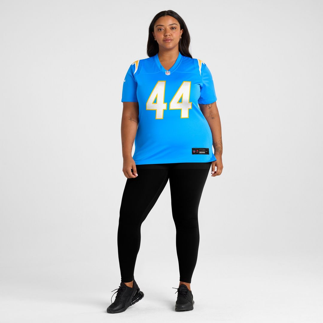 Tanner Muse Los Angeles Chargers Nike Women's Team Game Jersey -  Powder Blue
