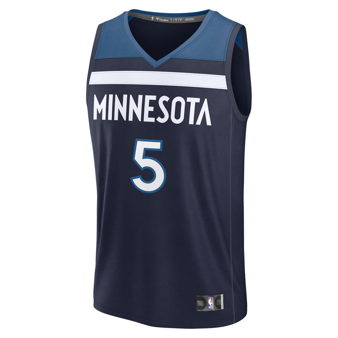 Anthony Edwards Minnesota Timberwolves Fanatics Fast Break Replica Player Jersey - Icon Edition - Navy