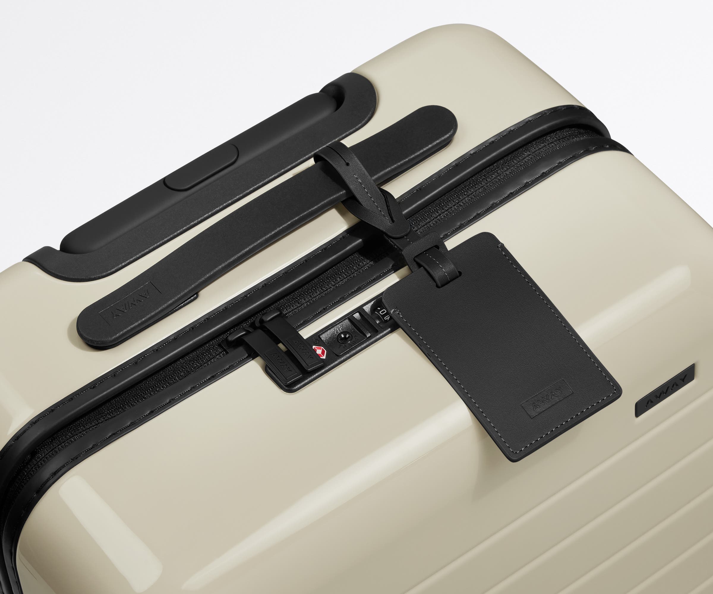 Away The Bigger Carry-On Suitcase - Salt White (Gloss)