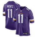 Carson Wentz Minnesota Vikings Nike Team Game Jersey -  Purple