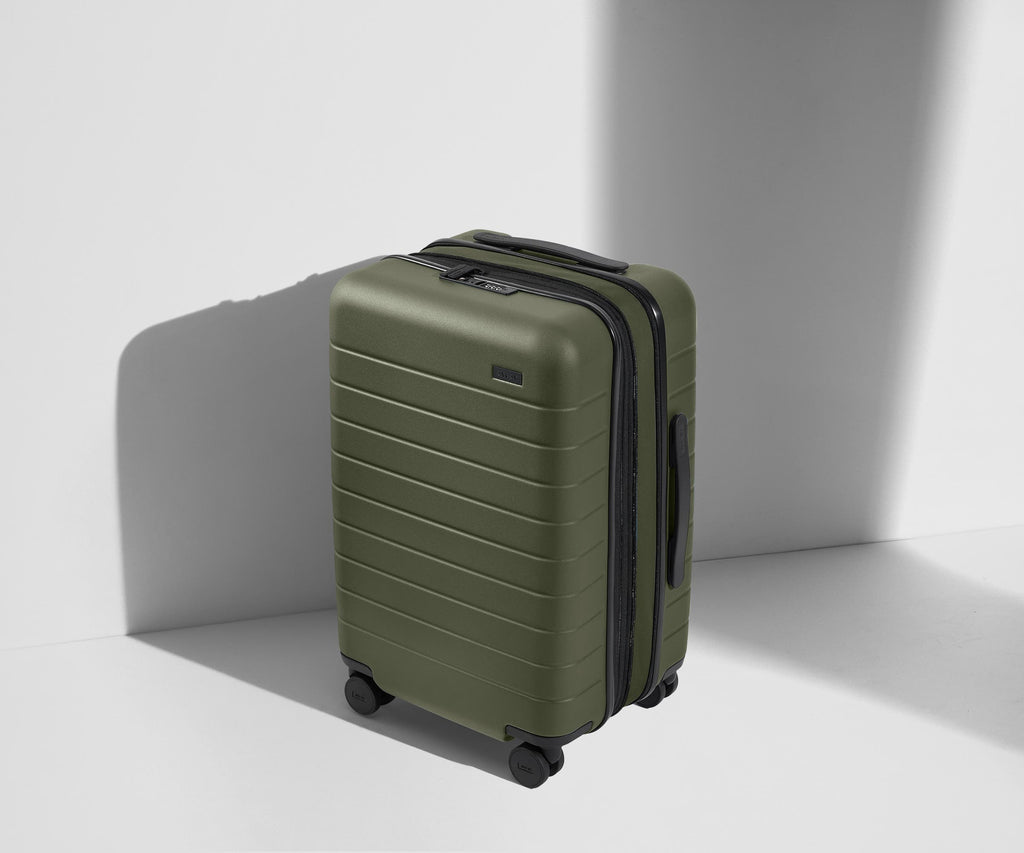 Away The Carry-On Flex Suitcase - Olive Green
